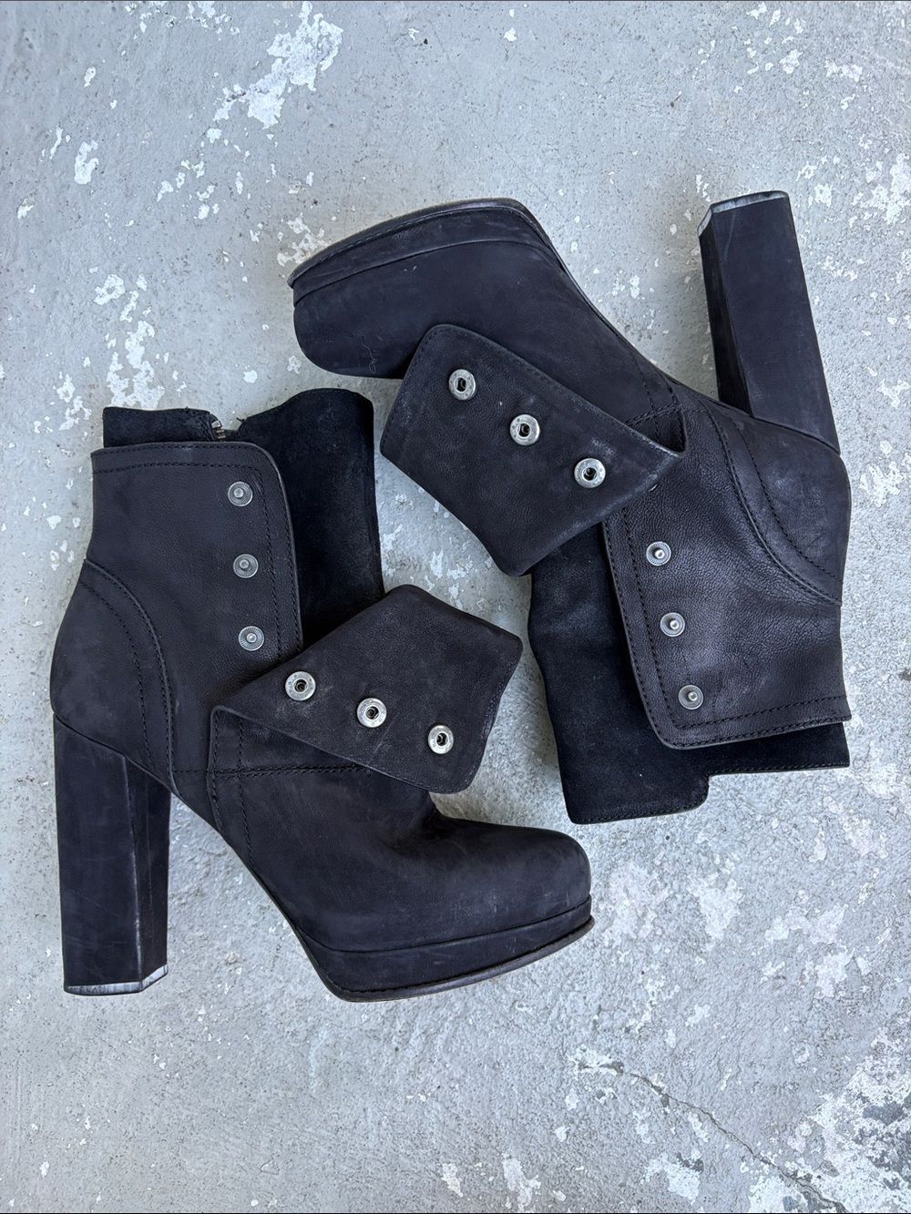 Vera Wang platform booties